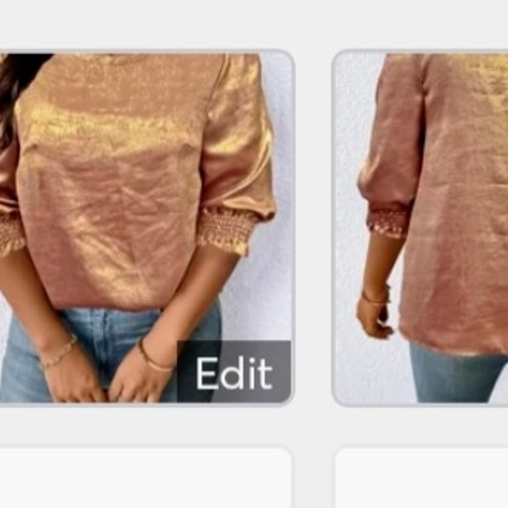 Elegant Gold Women's Blouse